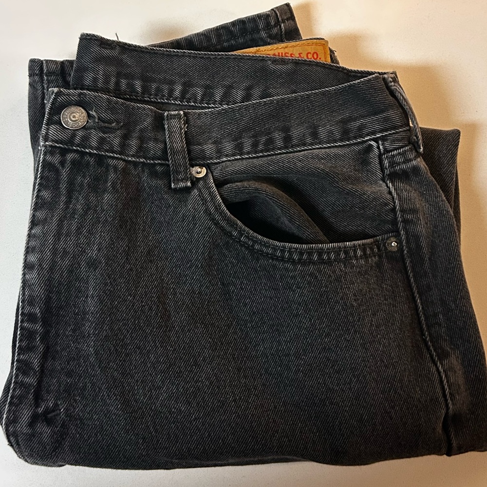 Vintage Men's Black Levi’s Jeans 38x30
